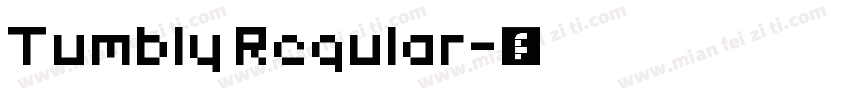 Tumbly Regular字体转换